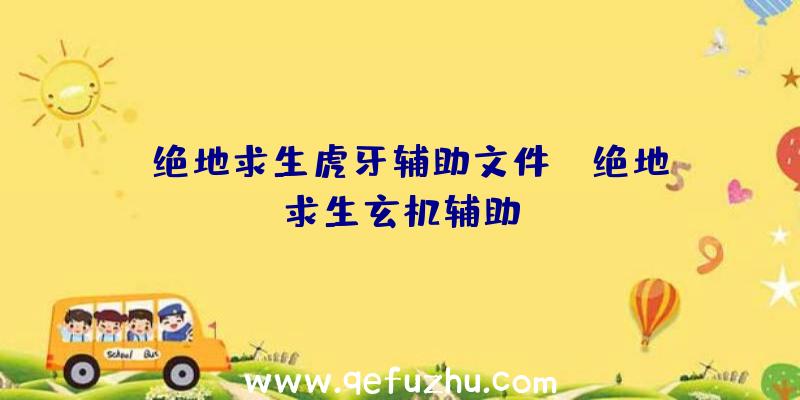 「绝地求生虎牙辅助文件」|绝地求生玄机辅助